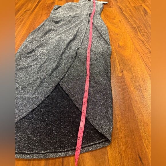 Slimers Elegant Silver One-Shoulder Dress with built in shaper NWT - Picture 6 of 7